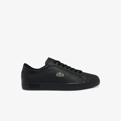 Men's Powercourt Burnished Leather Trainers