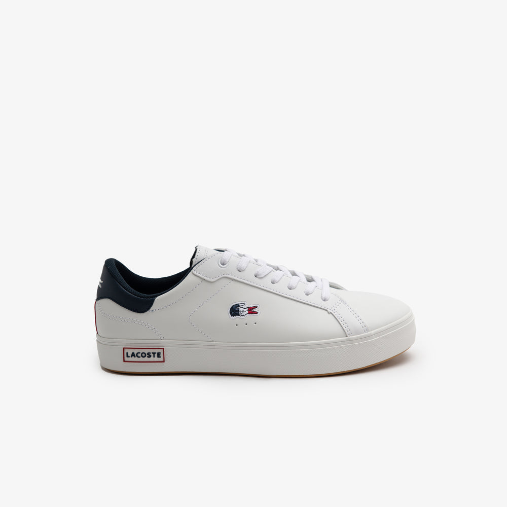 Men's Powercourt Tricolor Leather Trainers