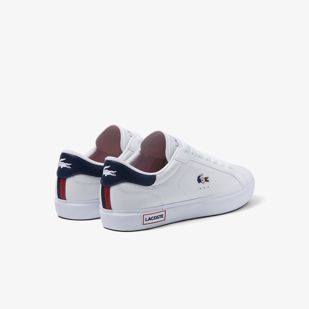 Men's Powercourt Tricolor Leather Trainers