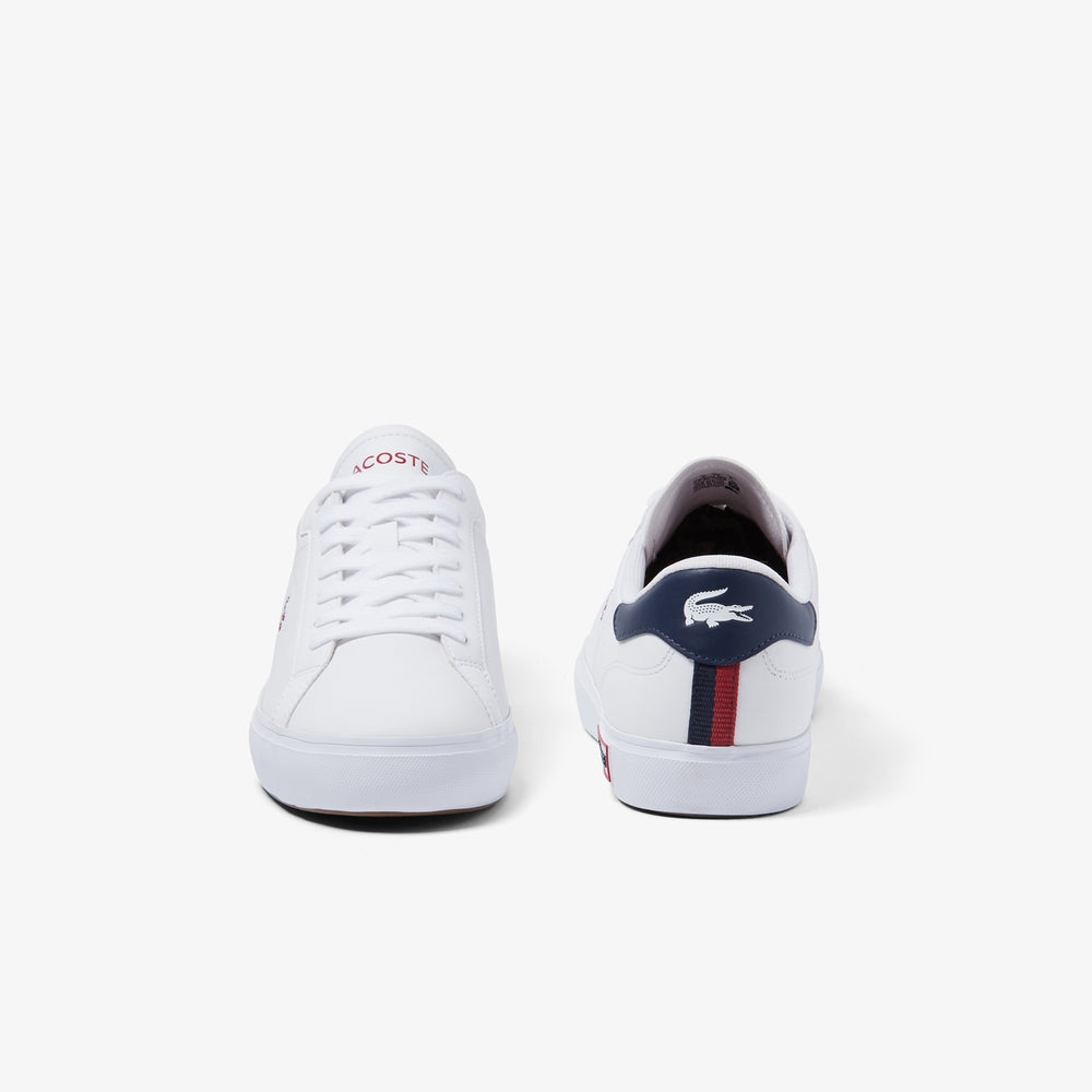 Men's Powercourt Tricolor Leather Trainers