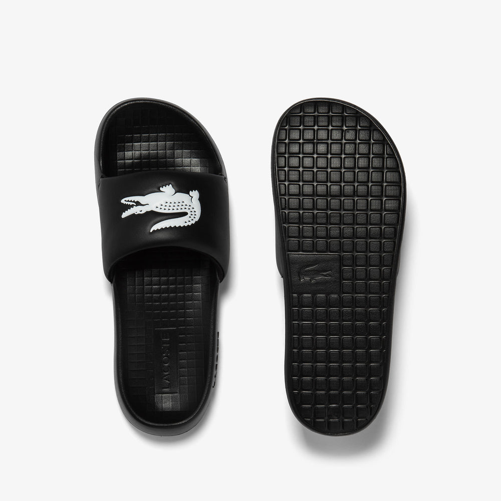 Women's Lacoste Croco 1.0 Synthetic Slides