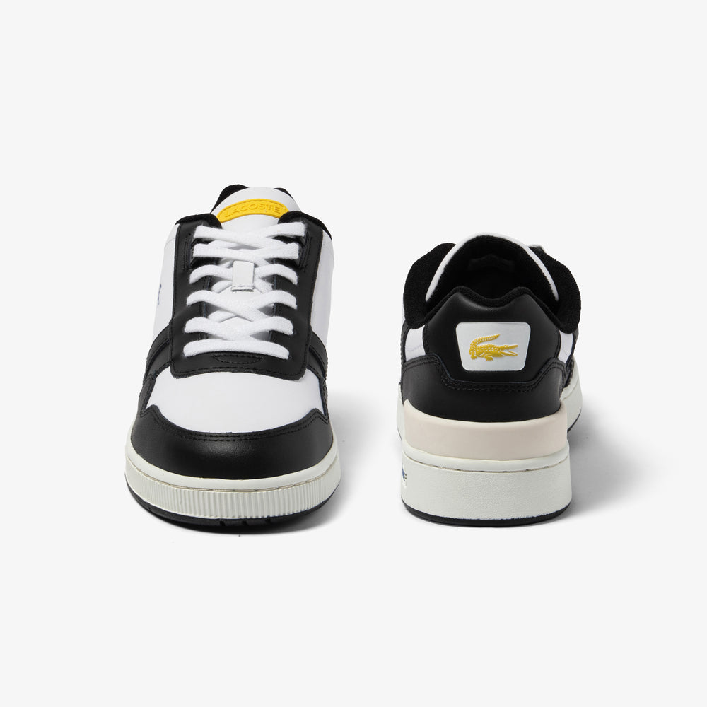 Men's Lacoste T-Clip Leather Colour Contrast Trainers – Lacoste ZA