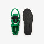 Men’s L001 Coated Leather Trainers