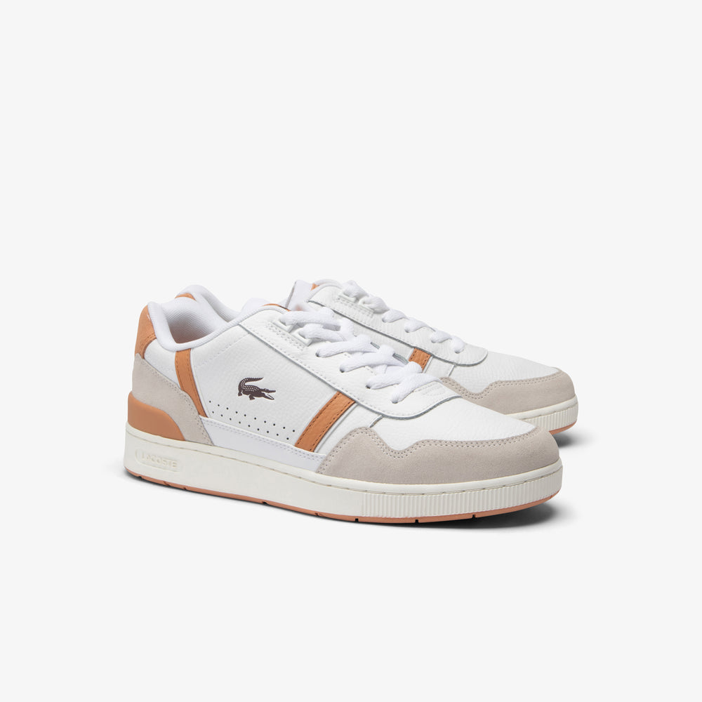 Men's T-Clip Contrasted Leather Trainers