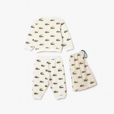 Croc Print Cotton Pyjamas Gift Set