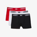 Men's Lacoste Branded Jersey Trunk Three-Pack