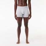 Men’s Lettered Waist Long Stretch Cotton Boxer Brief 3-Pack