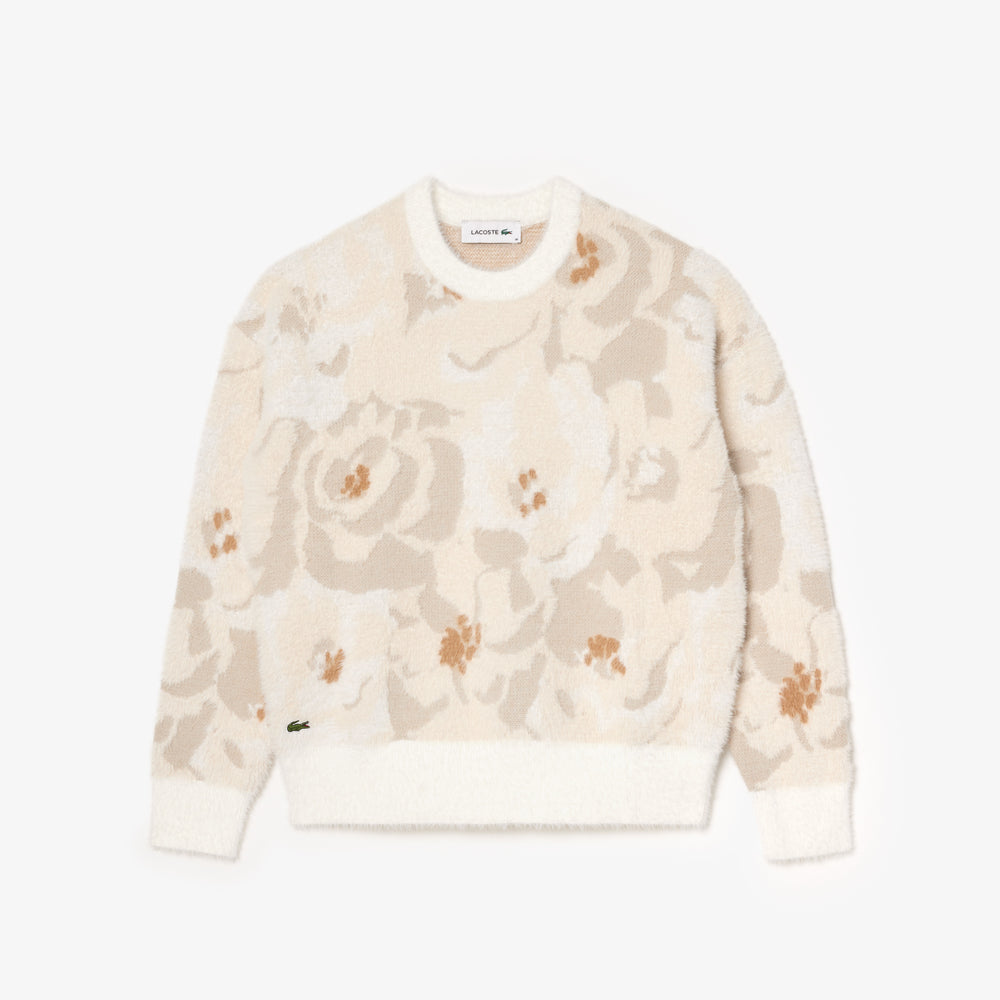 Floral Jacquard Knit Sweater