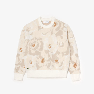 Floral Jacquard Knit Sweater