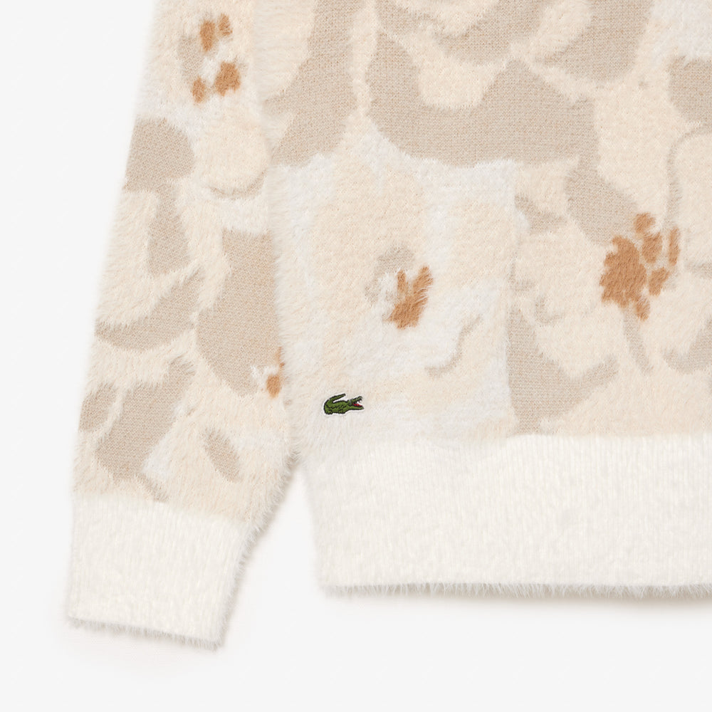 Floral Jacquard Knit Sweater