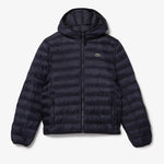 Men's Lacoste Quilted Hooded Short Jacket