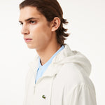 Short Water-resistant Sportsuit Jacket with Removable Hood