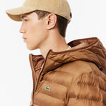 Water Repellent Hood Quilted Puffed Jacket