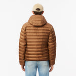 Water Repellent Hood Quilted Puffed Jacket