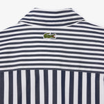 Lacoste x Bandier Striped Cotton Poplin Shirt