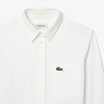 Cotton Piqué Shirt with Pocket