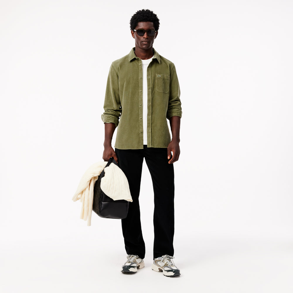 Regular Fit Cotton Corduroy Shirt