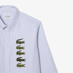 Croc Badge Striped Shirt