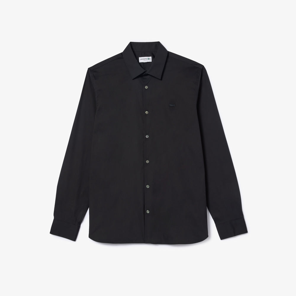 Men's Lacoste Slim Fit French Collar Cotton Poplin Shirt