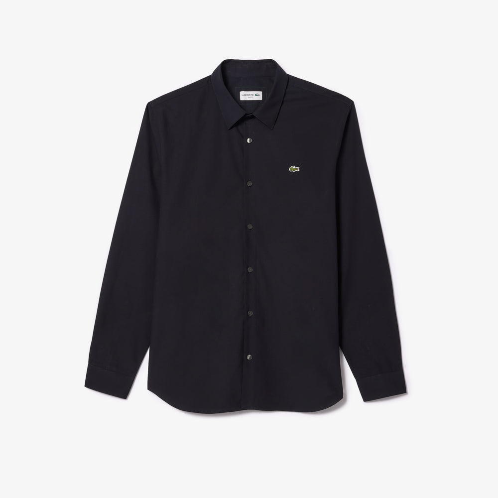 Slim Fit Stretch Poplin Shirt