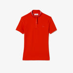 Women’s Lacoste Jacquard Zip Polo Shirt