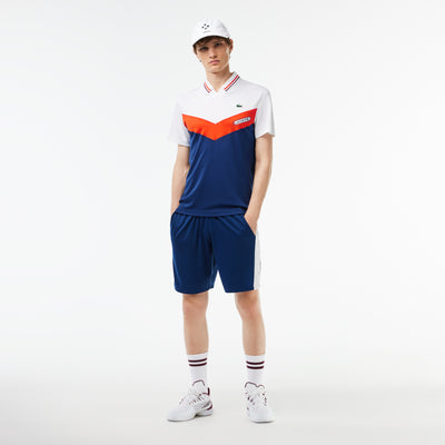 Slim Fit Lacoste Tennis x Daniil Medvedev Seamless Effect Polo Shirt