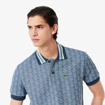 Classic Fit Monogram Jacquard Polo Shirt