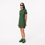 Slim Fit Monogram Jacquard Polo Dress