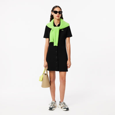 Women’s Lacoste Organic Cotton Buttoned Polo Dress