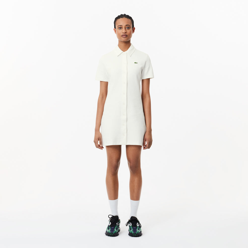 Women’s Lacoste Organic Cotton Buttoned Polo Dress