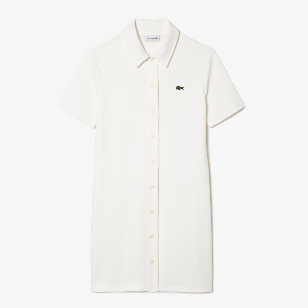 Women’s Lacoste Organic Cotton Buttoned Polo Dress