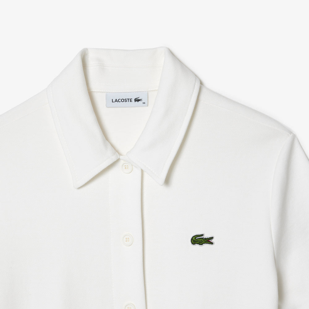 Women’s Lacoste Organic Cotton Buttoned Polo Dress