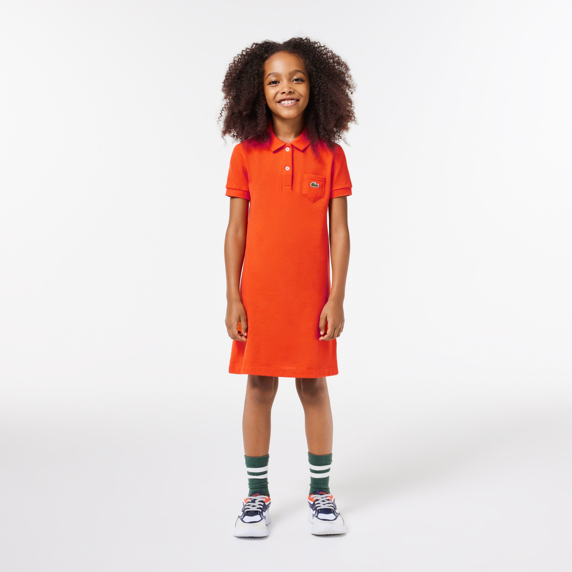 Girl s Polo Style Cotton Dress