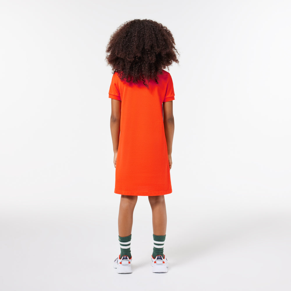 Girl’s Polo-Style Cotton Dress