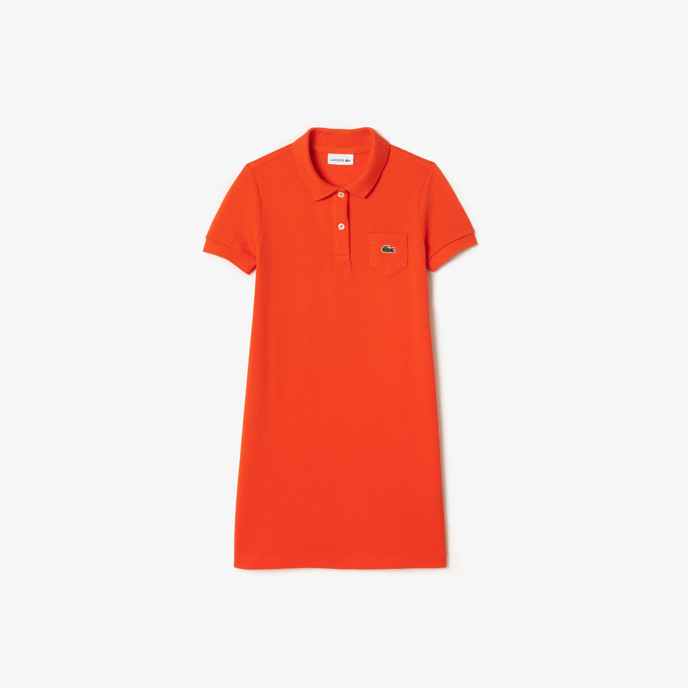 Girl’s Polo-Style Cotton Dress