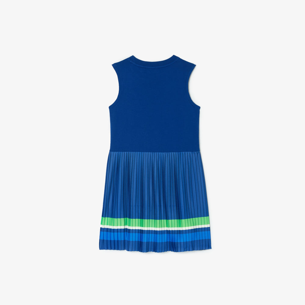 Sleeveless Pleat Skirt Dress