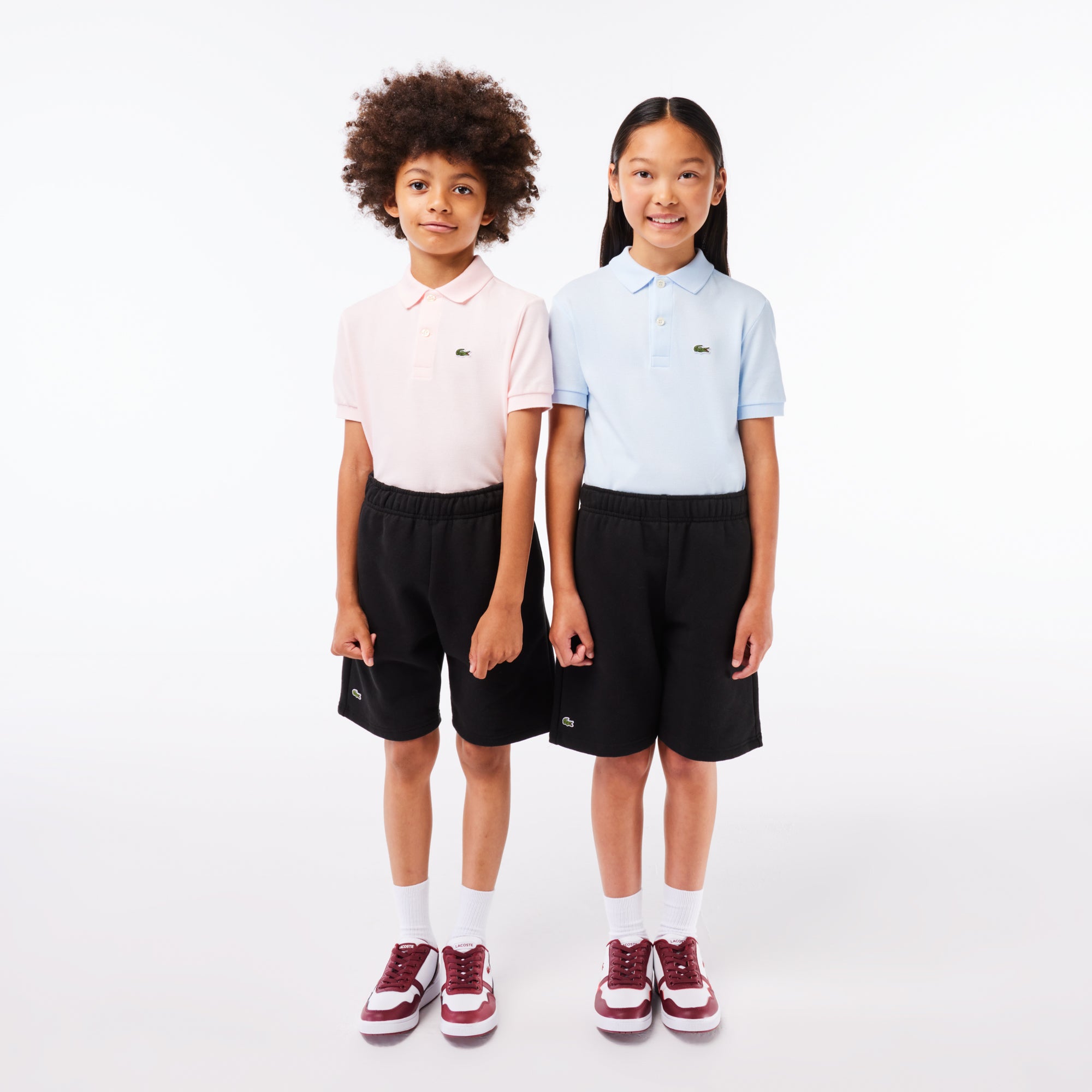 Kids lacoste shorts best sale