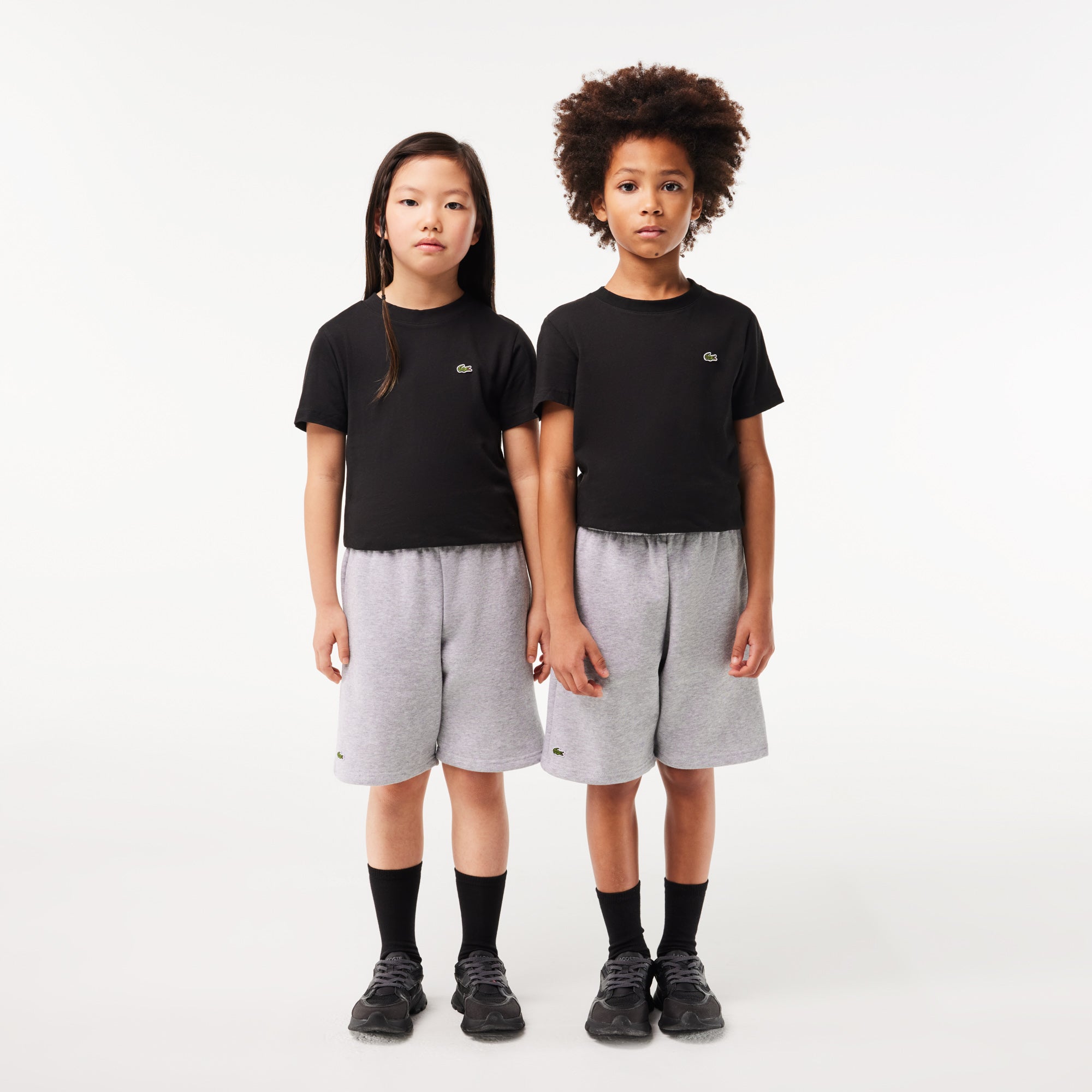 Kids Lacoste Organic Brushed Cotton Fleece Shorts