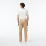 Monogram Print Straight Cut Chinos