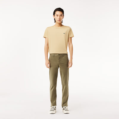 Stretch Cotton Slim Fit Chino Pants