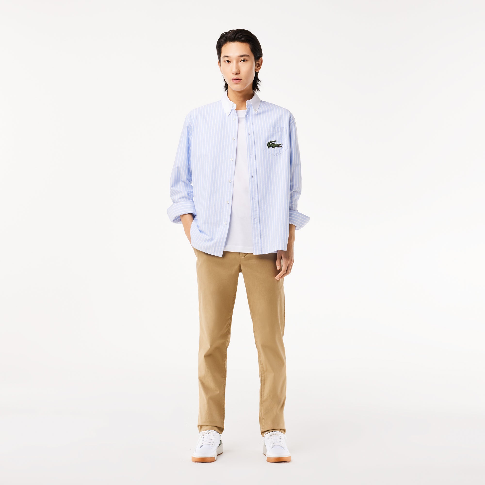 Lacoste chinos best sale