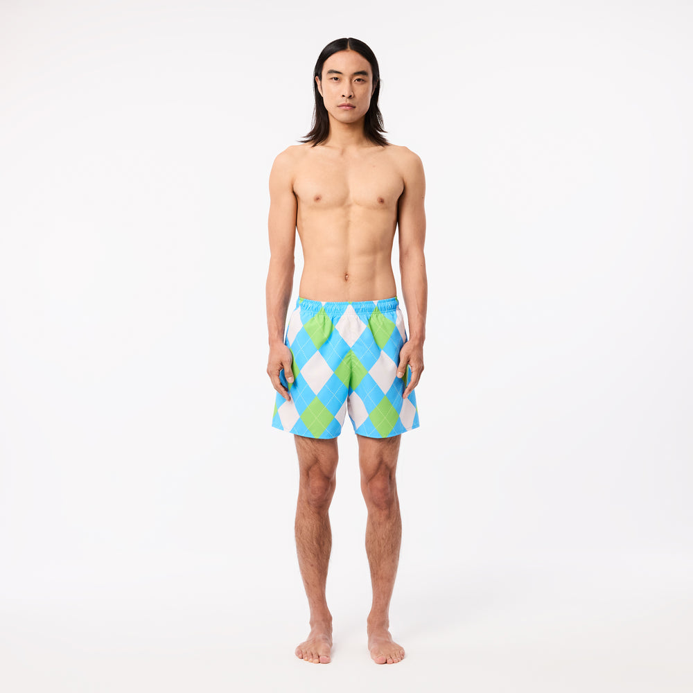 Printed Swim Trunks