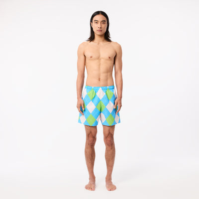 Printed Swim Trunks