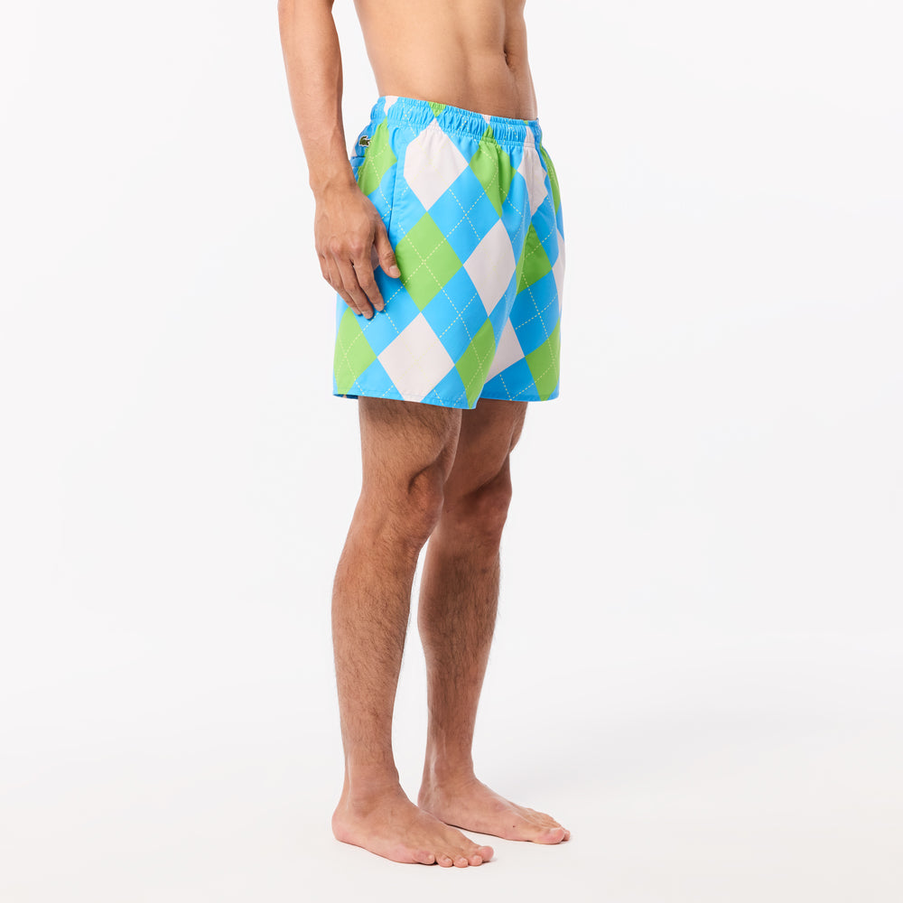 Printed Swim Trunks