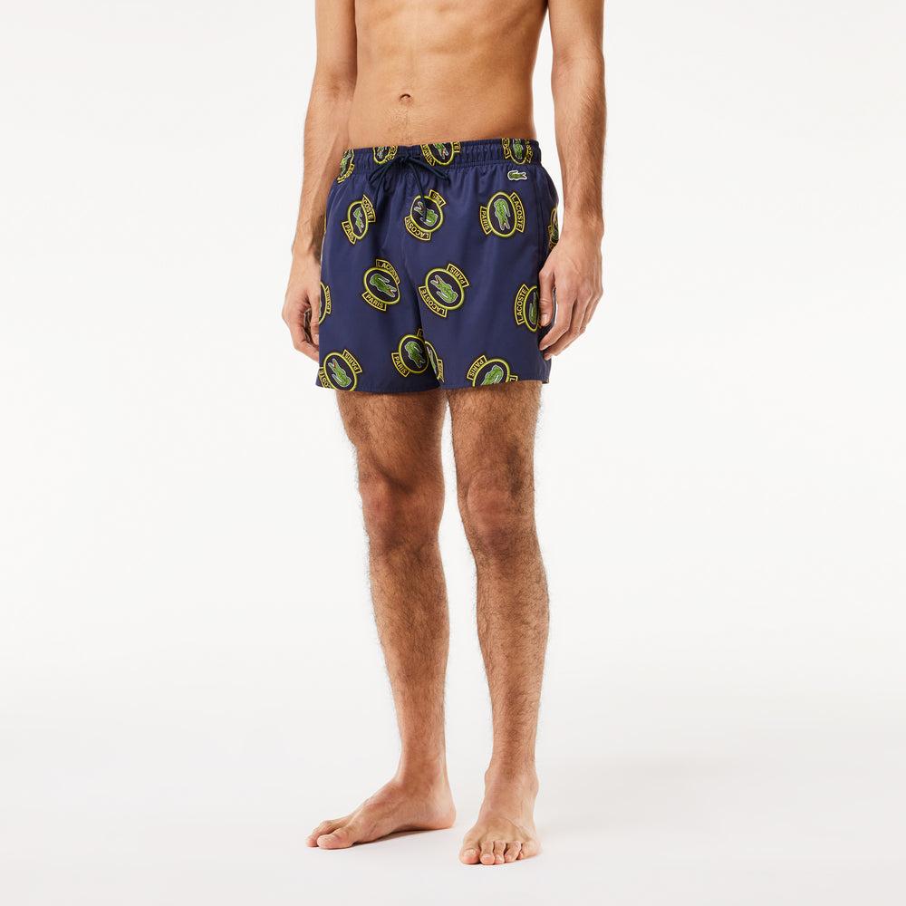 Short Printed Swim Trunks
