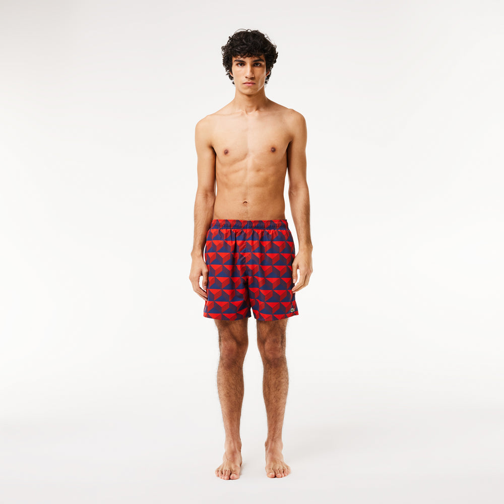 Mid Length Robert George Print Swim Trunks