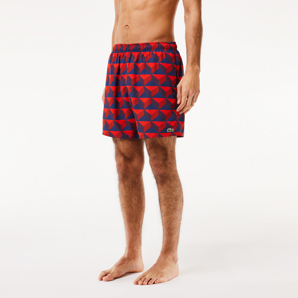 Mid Length Robert George Print Swim Trunks