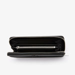 Unisex Chantaco Zipped Embossed Piqué Leather Large Wallet