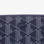 Daily Lifestyle Women's Lacoste Monogram Print Zip Wallet