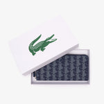 Daily Lifestyle Women's Lacoste Monogram Print Zip Wallet